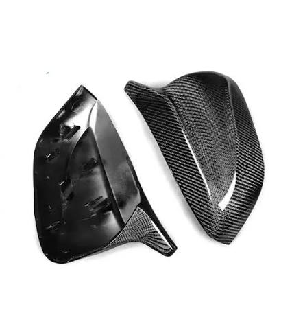 Carbon mirror cap close-up
